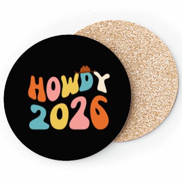 Discover Howdy 2026 funny 2026 NYE Groovy Coasters