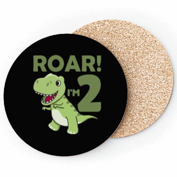 Discover Children 2. Birthday T-Rex 2 Years Old Dino Coasters