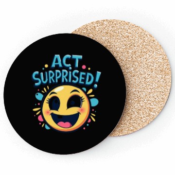 Discover Surprise Revelations Funny Coasters