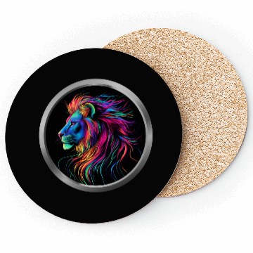 Discover Lion Art Coasters