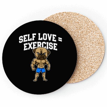 Discover Self Love Exercise Workout Motivational Quote Gym Coasters