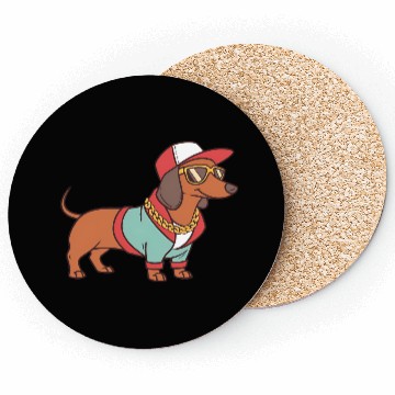 Discover Hip Hop Dachshund Music Dachshund Song Singing Coasters