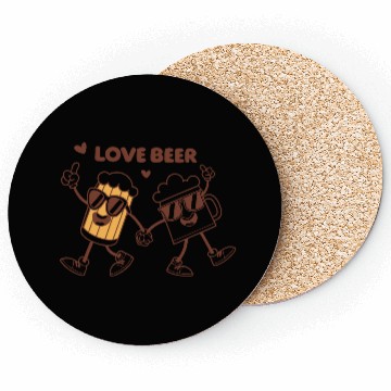 Discover LOVE BEER  D83C DF7B D83C DF7B Coasters
