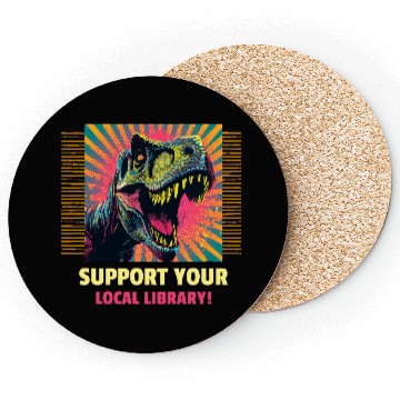 Discover Support Your Local Library Coasters