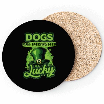 Discover St Patricks Day Dogs Make Everyday Feel Lucky Coasters