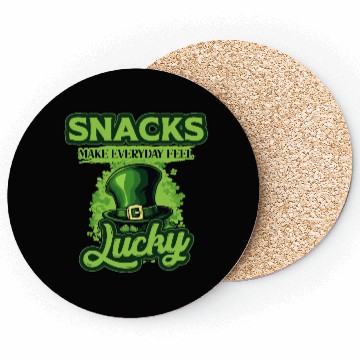 Discover Snacks Make Everyday Feel Lucky St Patricks Day Coasters