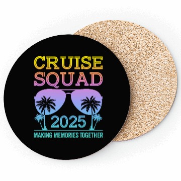 Discover Cruise Squad 2025 - Ultimate Vacation Vibes Coasters