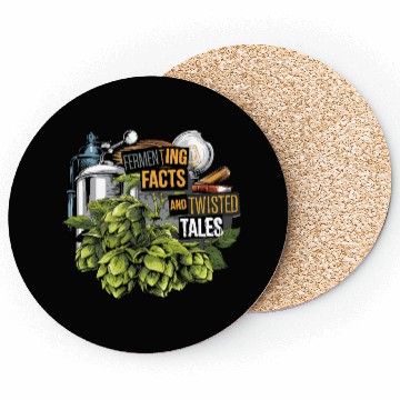 Discover Craft Beer Brewing & True Crime Twisted Tales Coasters