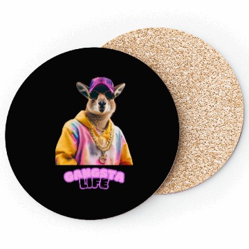 Discover Gangsta life kangaroo Coasters