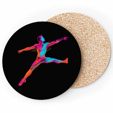 Discover Male Ballet Dancer Synthwave Coasters