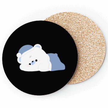 Discover Tired Polar Bear Coasters