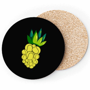 Discover Pineapple Tennis Vibes for Summer Fun Coasters
