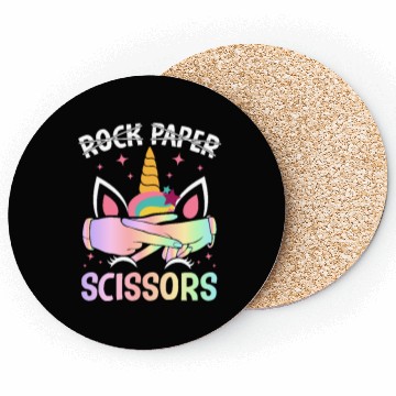 Discover Funny Lesbian Pride LGBTQ Rock Paper Scissors Coasters