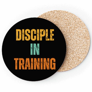 Discover Retro Disciple in training barbell Coasters
