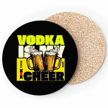 Discover v is for vodka valentines CHEERS XX Coasters