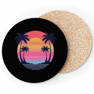 Discover Futuristic Sunset Coasters