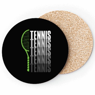 Discover Tennis Enthusiast Passion Reflection Coasters