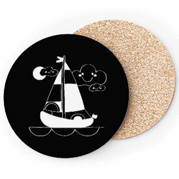 Discover Cartoon Sailing Coasters