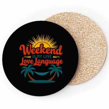 Discover Weekend Love Coasters