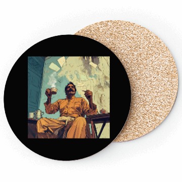 Discover Busy with work and paperwork. Coasters