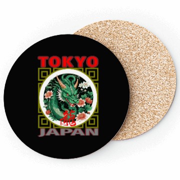 Discover Tokyo Green Dragon Coasters