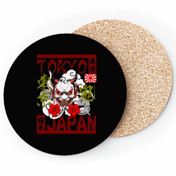 Discover Tokyo Oni Japan Coasters