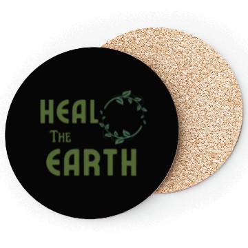 Discover Heal the earth sustainability Coasters