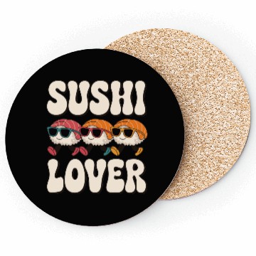 Discover Sushi Lover Asian Food Gift Coasters