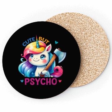 Discover Cute But Psycho Coasters