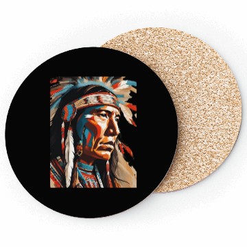 Discover Native American Chief Coasters