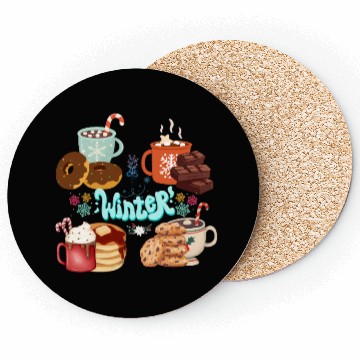 Discover Winter Treats and Warm Beverages Coasters