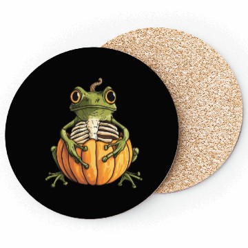 Discover Pumpkin Frog Frog Pumpkin Coasters