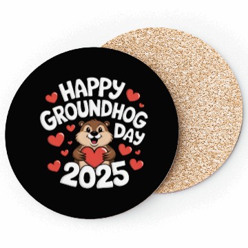 Discover Happy Groundhog Day Coasters