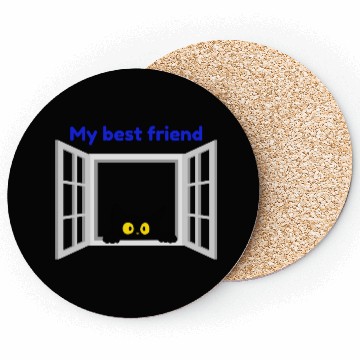 Discover My Best Friend Cat Coasters