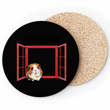 Discover My Best Friend Guinea Pig Coasters