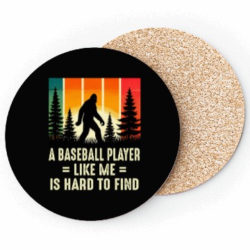 Discover Baseball Player Is Hard To Find, Funny Bigfoot Sas Coasters