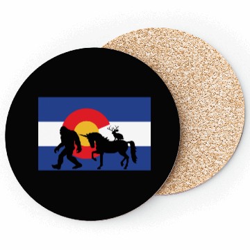 Discover Mythical Creature and Jeep in Colorado Flag Coasters