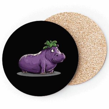 Discover Hip Eggplant Coasters
