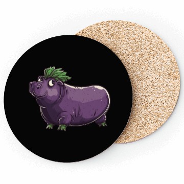 Discover Hip Eggplant Coasters
