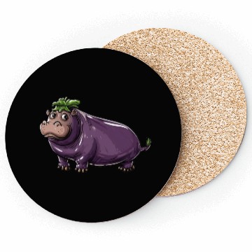 Discover Hip Eggplant Coasters