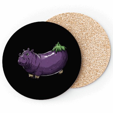 Discover Hip Eggplant Coasters