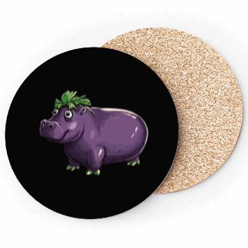 Discover Hip Eggplant Coasters