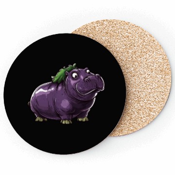 Discover Hip Eggplant Coasters