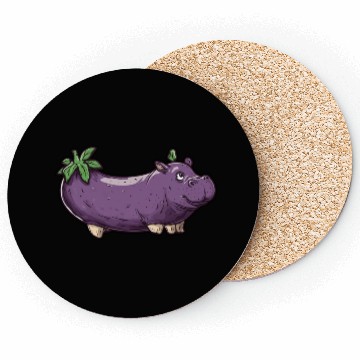 Discover Hip Eggplant Coasters