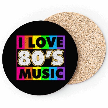 Discover Retro 80s Style design – Perfect for Nostalgia Fa Coasters