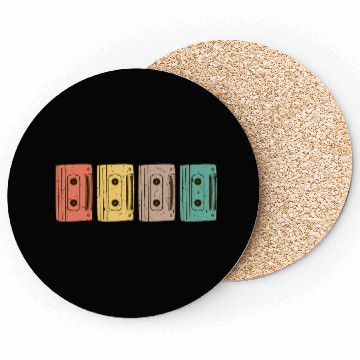 Discover Retro 80s Style design – Perfect for Nostalgia Fa Coasters