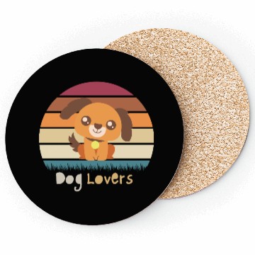 Discover Dog lovers funny and cut dog Coasters