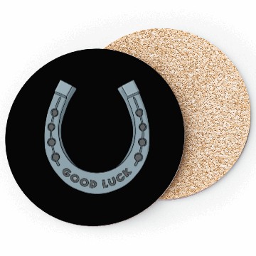 Discover Good Luck Horseshoe Coasters