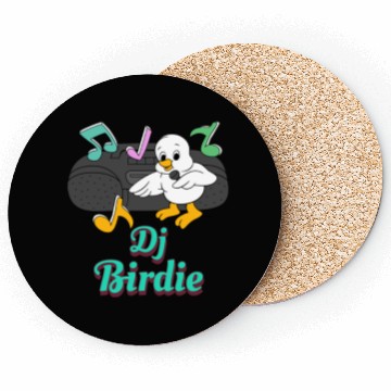 Discover Dj Birdie, bird Coasters.