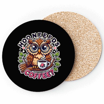 Discover Clever Owl Brew Coasters